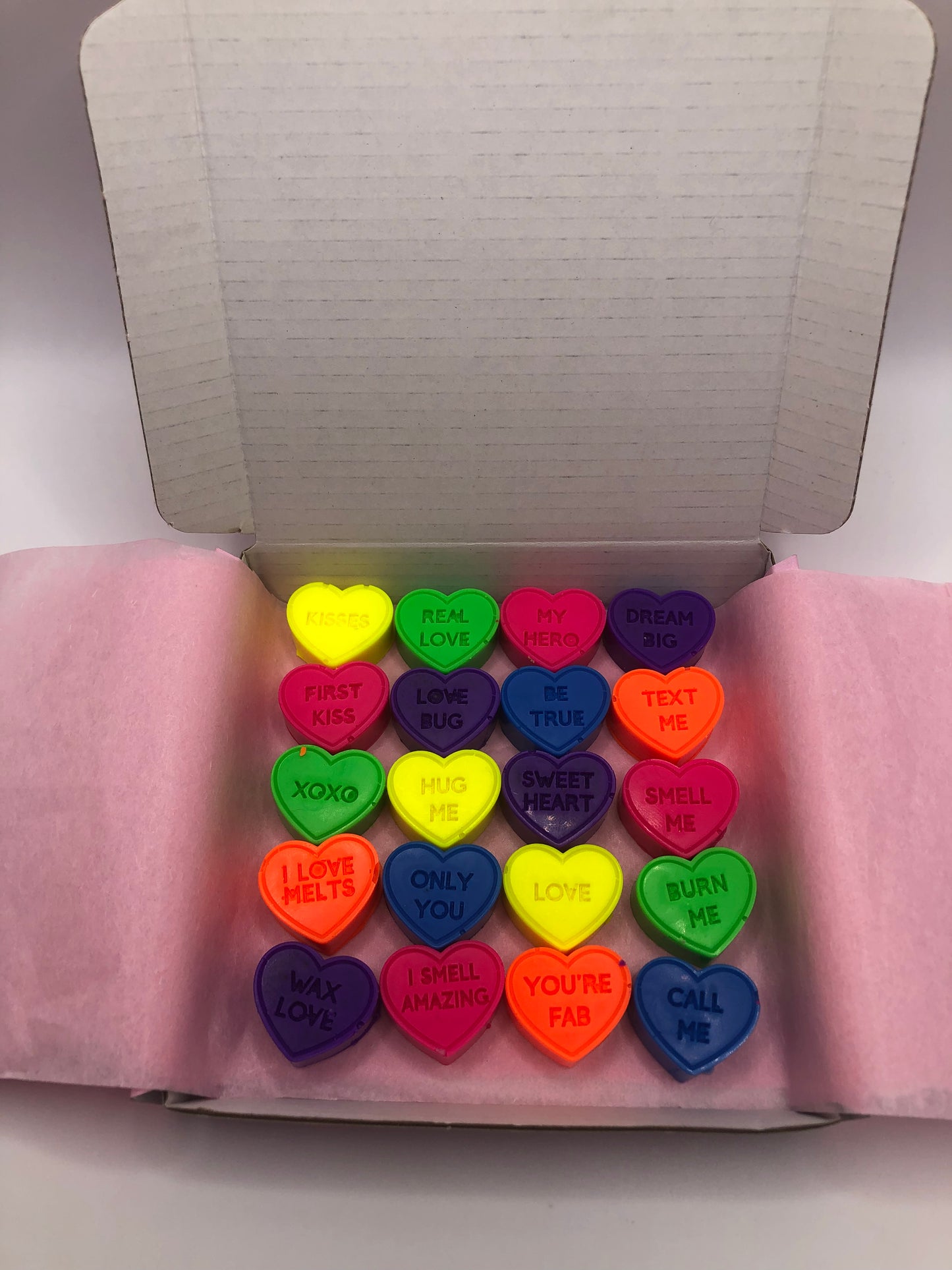 Love Hearts Wax Box