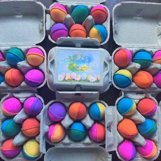 Easter Bath Bomb Egg Box